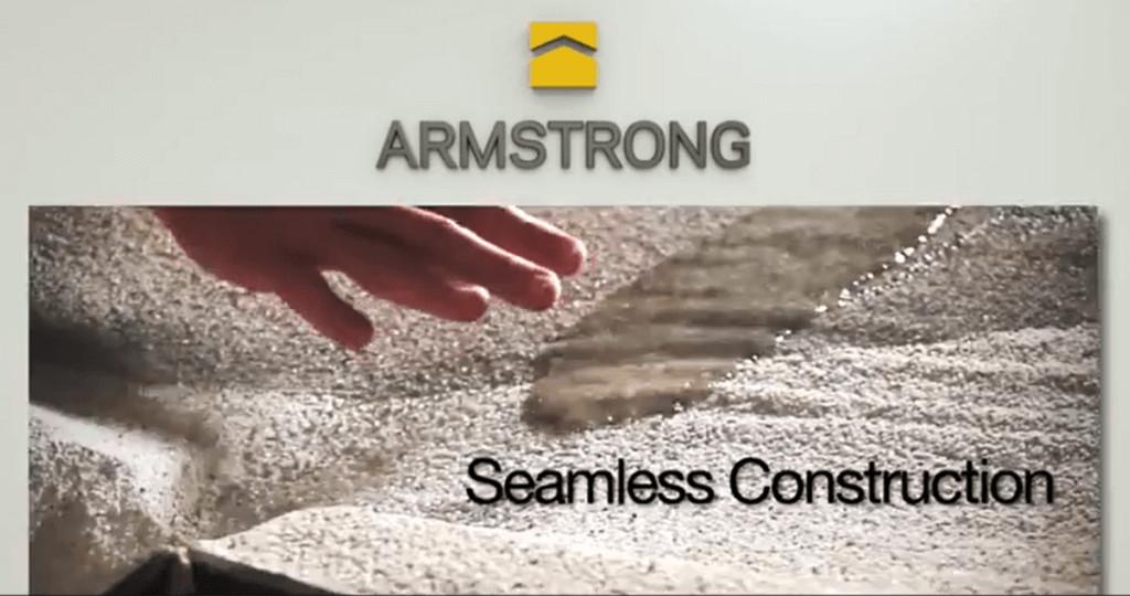 Armstrong foam roofing seamless construction and